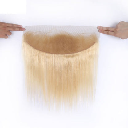 13x4 Premium Quality 613 Blonde Straight Lace Frontal